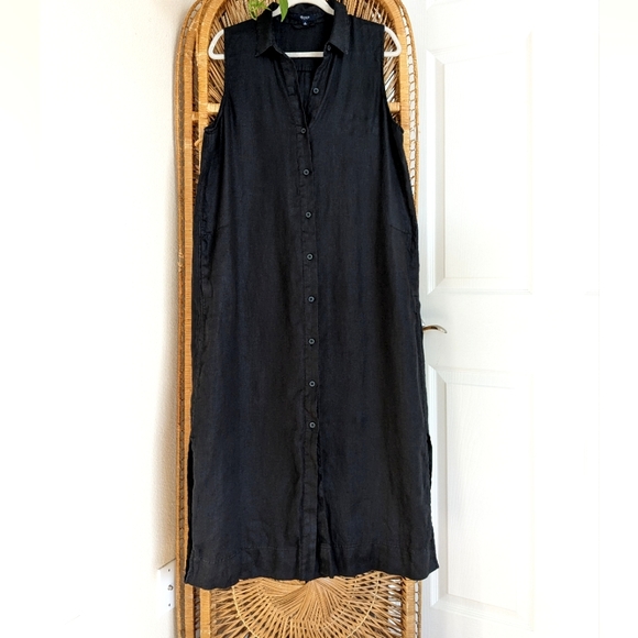 Madewell Dresses & Skirts - Madewell Linen Button Down Midi Dress